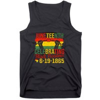 Juneteenth Celebrating Back Freedom 6.19.1865 Gift African Pride Tank Top