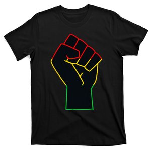 Juneteenth Celebrates Black African American Freedom Fist T-Shirt