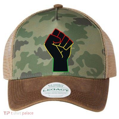 Juneteenth Celebrates Black African American Freedom Fist Legacy Tie Dye Trucker Hat
