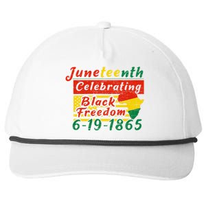 Junenth Celebrating Black Freedom 6191865 Junenth Gift Snapback Five-Panel Rope Hat