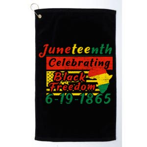 Junenth Celebrating Black Freedom 6191865 Junenth Gift Platinum Collection Golf Towel