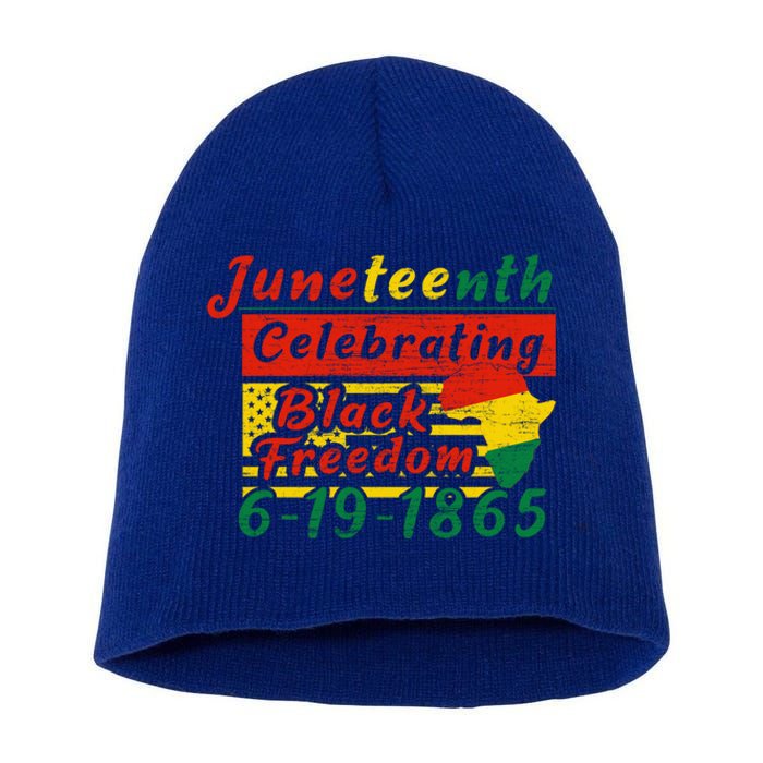 Junenth Celebrating Black Freedom 6191865 Junenth Gift Short Acrylic Beanie