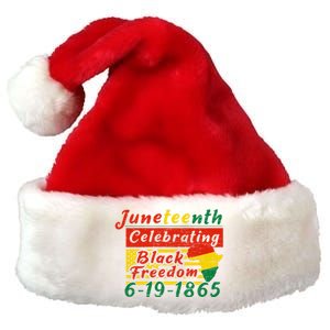 Junenth Celebrating Black Freedom 6191865 Junenth Gift Premium Christmas Santa Hat