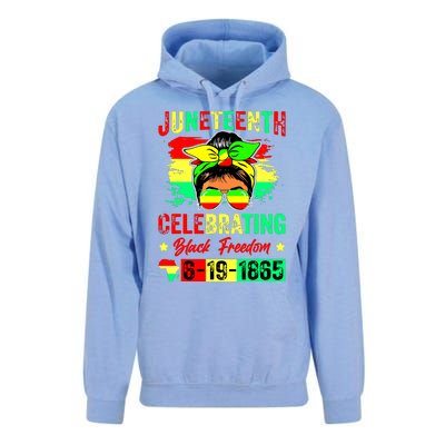 Juneteenth Celebrating Black Freedom 1865 African American Unisex Surf Hoodie