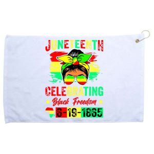 Juneteenth Celebrating Black Freedom 1865 African American Grommeted Golf Towel