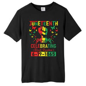 Juneteenth Celebrating Black Freedom 1865 African American Tall Fusion ChromaSoft Performance T-Shirt