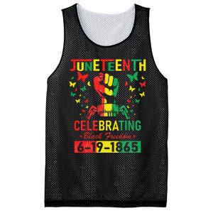 Juneteenth Celebrating Black Freedom 1865 African American Mesh Reversible Basketball Jersey Tank