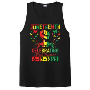 Juneteenth Celebrating Black Freedom 1865 African American PosiCharge Competitor Tank