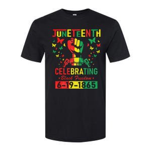 Juneteenth Celebrating Black Freedom 1865 African American Softstyle CVC T-Shirt