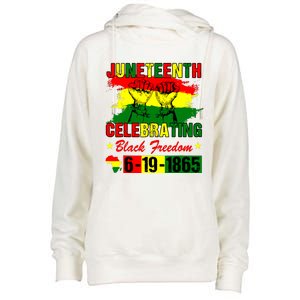 Juneteenth Celebrating Black Freedom 1865 African American Womens Funnel Neck Pullover Hood