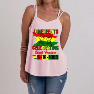 Juneteenth Celebrating Black Freedom 1865 African American Women's Strappy Tank