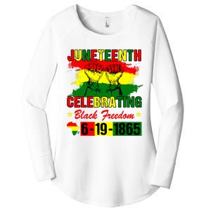 Juneteenth Celebrating Black Freedom 1865 African American Women's Perfect Tri Tunic Long Sleeve Shirt