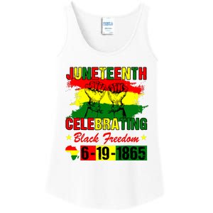 Juneteenth Celebrating Black Freedom 1865 African American Ladies Essential Tank