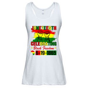 Juneteenth Celebrating Black Freedom 1865 African American Ladies Essential Flowy Tank