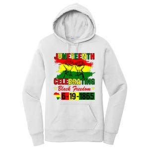 Juneteenth Celebrating Black Freedom 1865 African American Women's Pullover Hoodie