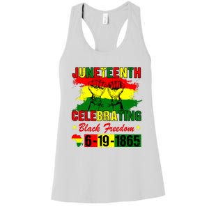 Juneteenth Celebrating Black Freedom 1865 African American Women's Racerback Tank