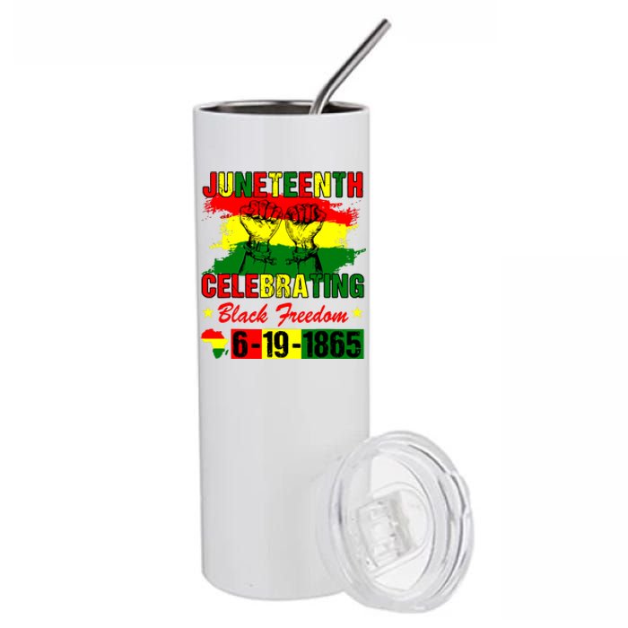 Juneteenth Celebrating Black Freedom 1865 African American Stainless Steel Tumbler