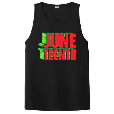 Juneteenth Celebrate Black Slave Freedom Great Gift PosiCharge Competitor Tank