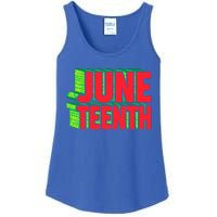 Juneteenth Celebrate Black Slave Freedom Great Gift Ladies Essential Tank