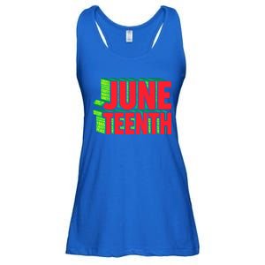 Juneteenth Celebrate Black Slave Freedom Great Gift Ladies Essential Flowy Tank