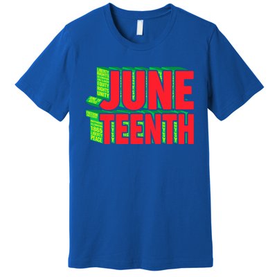 Juneteenth Celebrate Black Slave Freedom Great Gift Premium T-Shirt