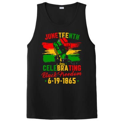 Juneteenth Celebrating Black Freedom 1865 African American PosiCharge Competitor Tank