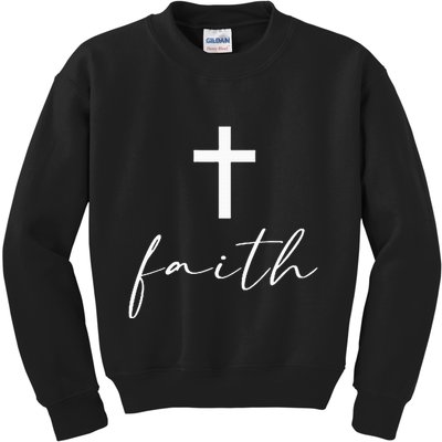 Jesus Christian Bible Verse Faith Gifts Kids Sweatshirt