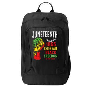 Juneteenth Celebrate Black Freedom Juneteenth African City Backpack