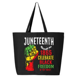 Juneteenth Celebrate Black Freedom Juneteenth African 25L Jumbo Tote