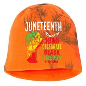 Juneteenth Celebrate Black Freedom Juneteenth African Kati - Camo Knit Beanie