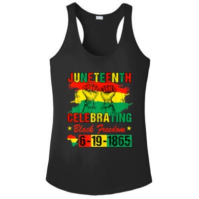 Juneteenth Celebrating Black Freedom 1865 African American Ladies PosiCharge Competitor Racerback Tank