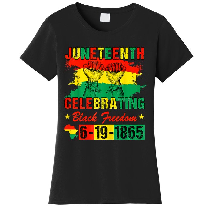 Juneteenth Celebrating Black Freedom 1865 African American Women's T-Shirt