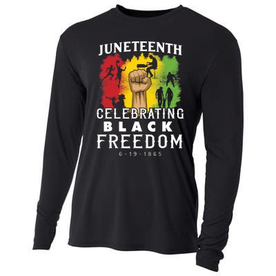 Juneteenth Celebrate Black Freedom Cooling Performance Long Sleeve Crew