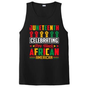 Juneteenth Celebrating Black Freedom 1865 African American PosiCharge Competitor Tank