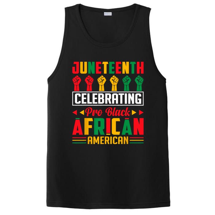 Juneteenth Celebrating Black Freedom 1865 African American PosiCharge Competitor Tank