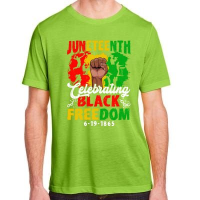 Juneteenth Celebrate Black Freedom Day Graphic Funny Gift Adult ChromaSoft Performance T-Shirt