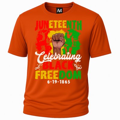 Juneteenth Celebrate Black Freedom Day Graphic Funny Gift Cooling Performance Crew T-Shirt