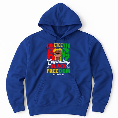 Juneteenth Celebrate Black Freedom Day Graphic Funny Gift Hoodie