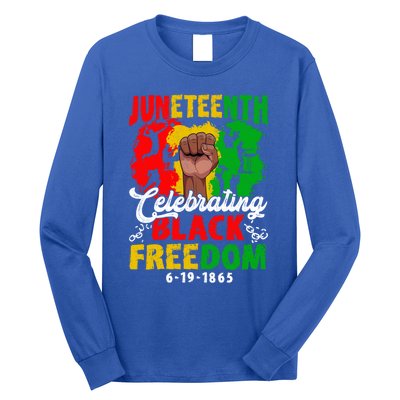 Juneteenth Celebrate Black Freedom Day Graphic Funny Gift Long Sleeve Shirt