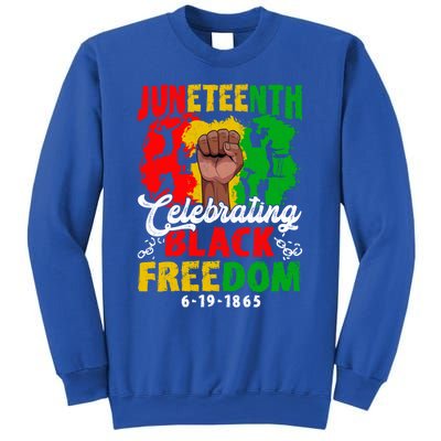 Juneteenth Celebrate Black Freedom Day Graphic Funny Gift Sweatshirt