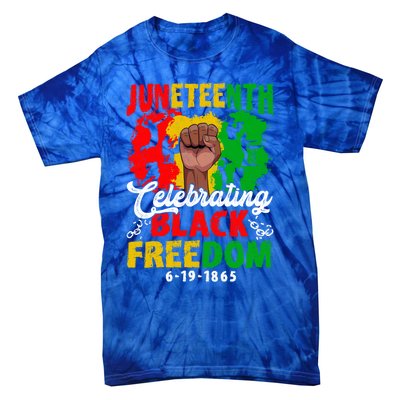 Juneteenth Celebrate Black Freedom Day Graphic Funny Gift Tie-Dye T-Shirt