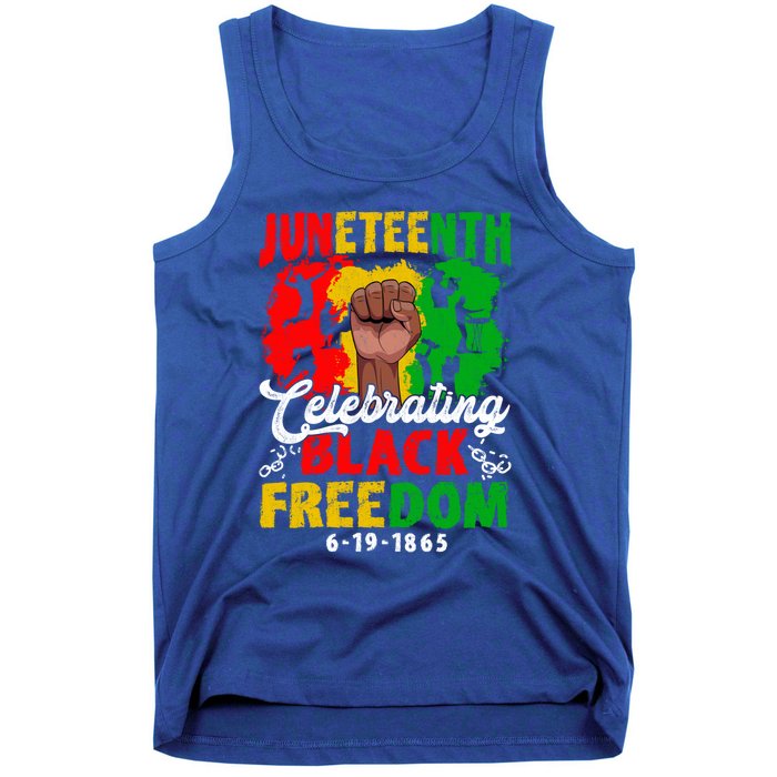 Juneteenth Celebrate Black Freedom Day Graphic Funny Gift Tank Top