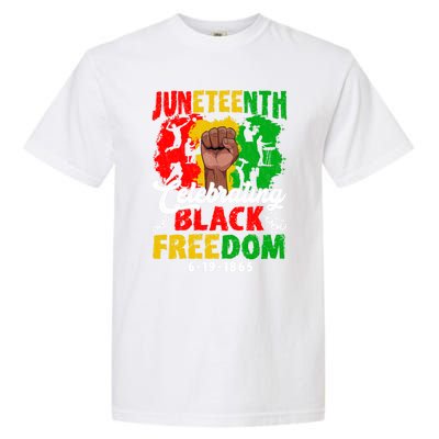 Juneteenth Celebrate Black Freedom Day Graphic Funny Gift Garment-Dyed Heavyweight T-Shirt