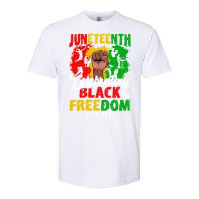 Juneteenth Celebrate Black Freedom Day Graphic Funny Gift Softstyle CVC T-Shirt