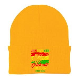 Juneteenth Celebrate Black History Black Power Black Gift Knit Cap Winter Beanie