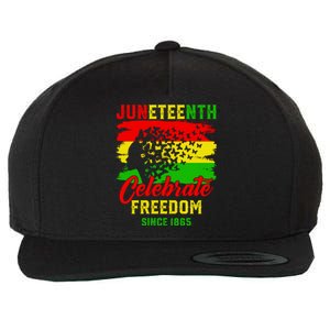 Juneteenth Celebrate Black History Black Power Black Gift Wool Snapback Cap