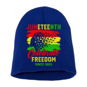 Juneteenth Celebrate Black History Black Power Black Gift Short Acrylic Beanie