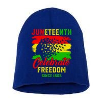 Juneteenth Celebrate Black History Black Power Black Gift Short Acrylic Beanie