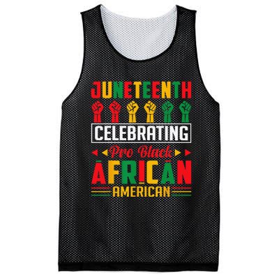 Juneteenth Celebrating Black Freedom 1865 African American Mesh Reversible Basketball Jersey Tank