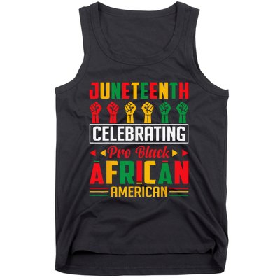 Juneteenth Celebrating Black Freedom 1865 African American Tank Top